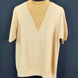1960's Vintage Marshall Field & Co. Mock V Neck